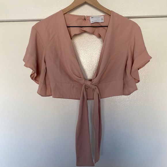 ASOS Flutter Crop Size 2 - Picture 1 of 4